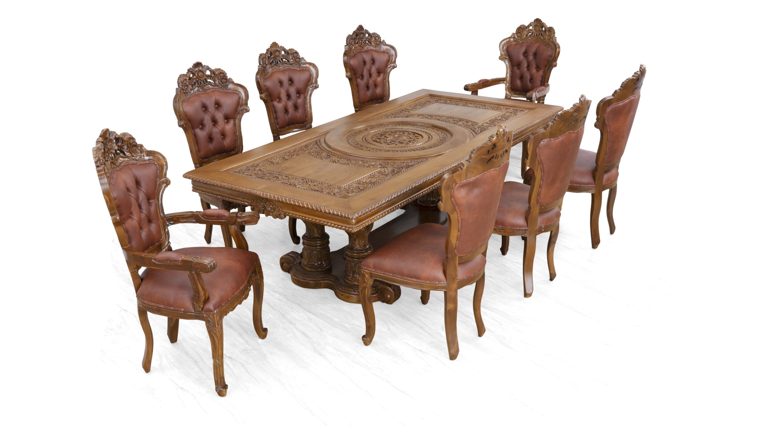 Teakwood Dining Table Sets - foamtech